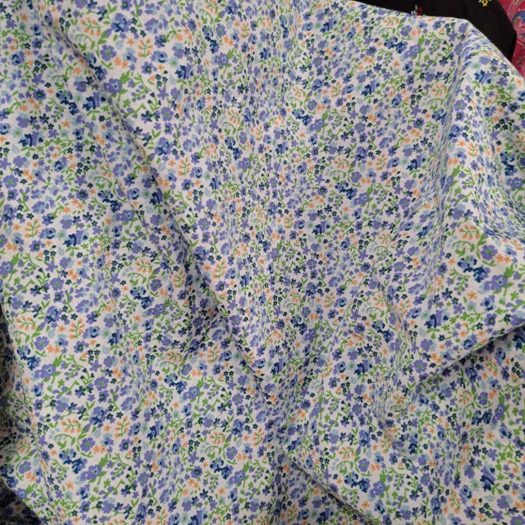 kain katun poplin premium//kain katun poplin motif bunga premium//kain poplin rd