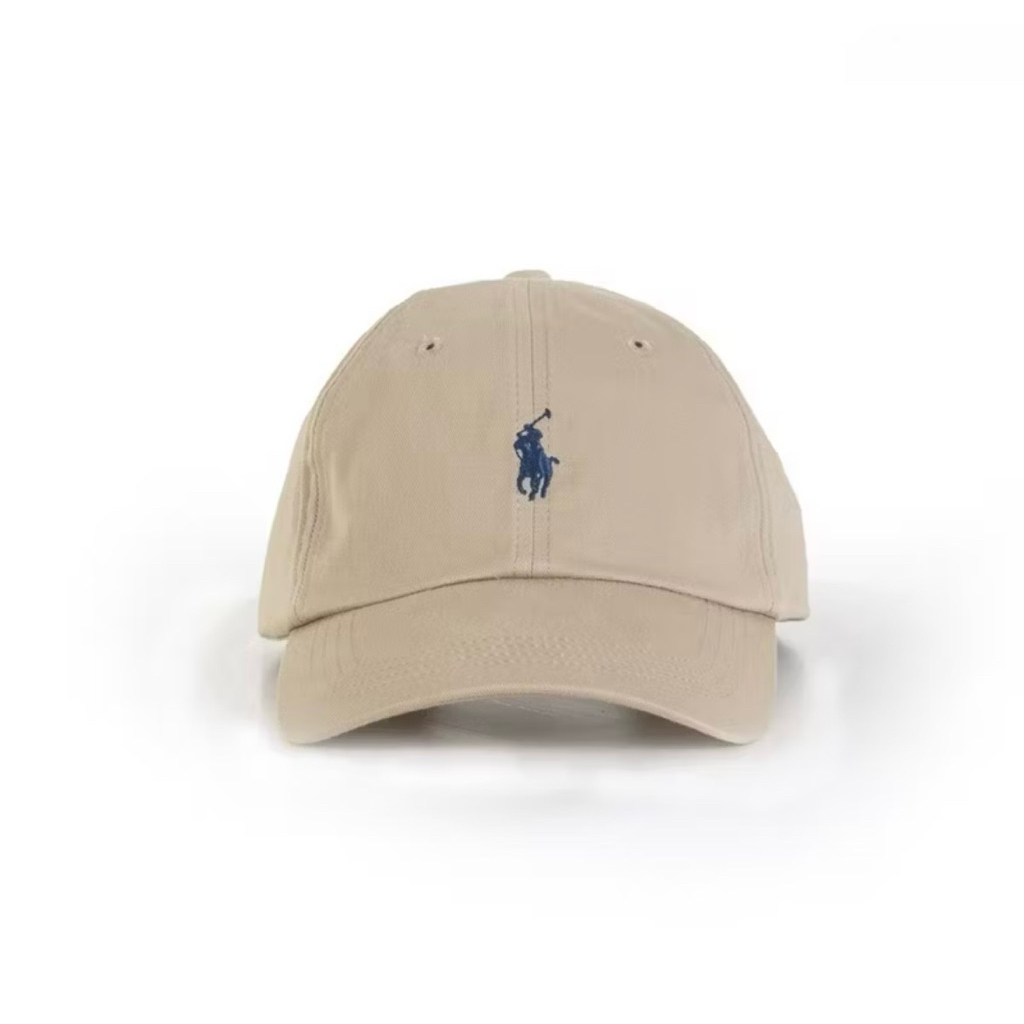 CAPS POLO - topi polo cream logo navy original