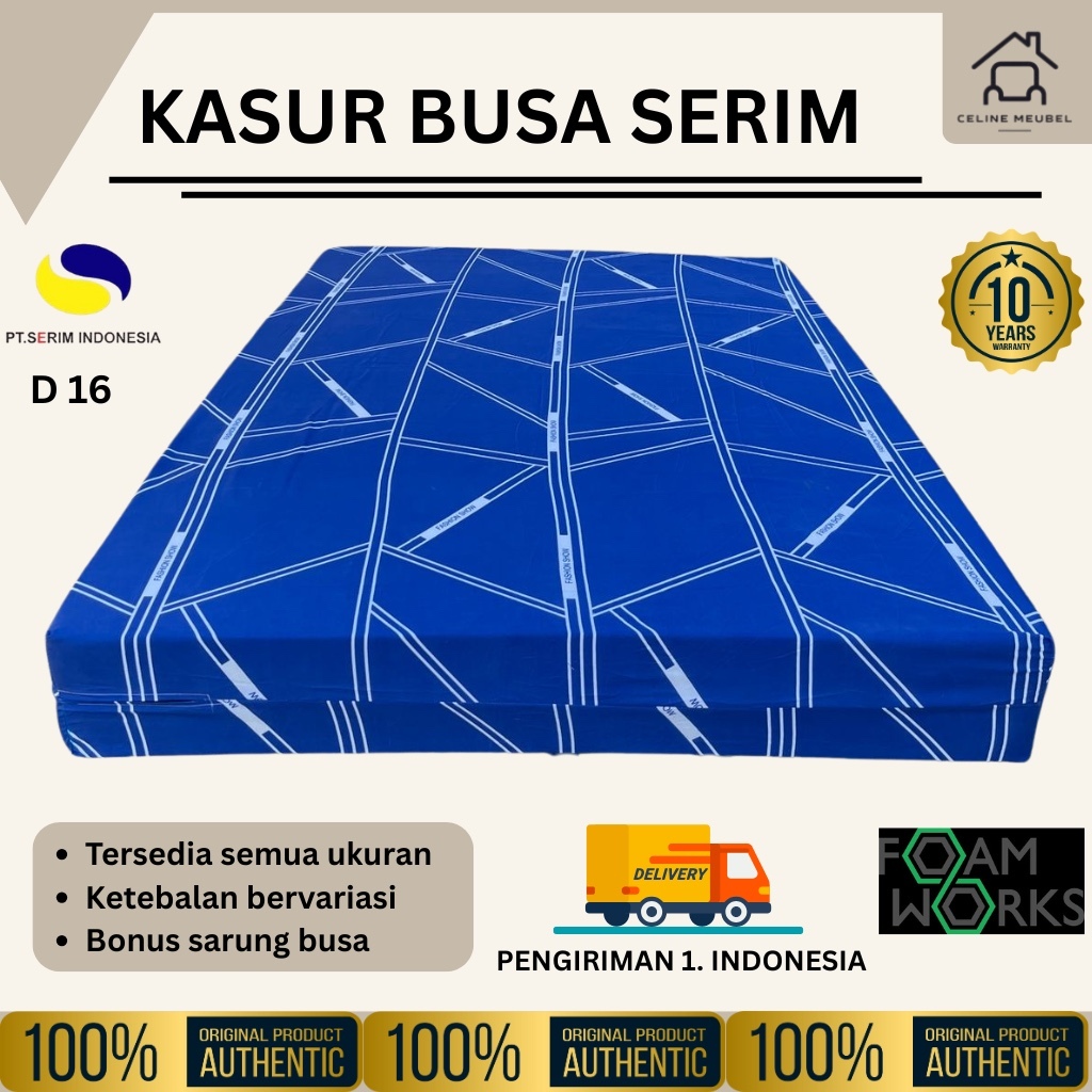 KASUR BUSA / KASUR TIDUR / SPON TIDUR YELLOW GARANSI RESMI PT SERIM INDONESIA