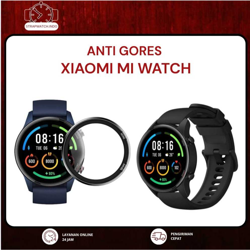 ANTI GORES WATCH - PMMA FILM - FOR XIAOMI MI WATCH - PELINDUNG JAM TANGAN