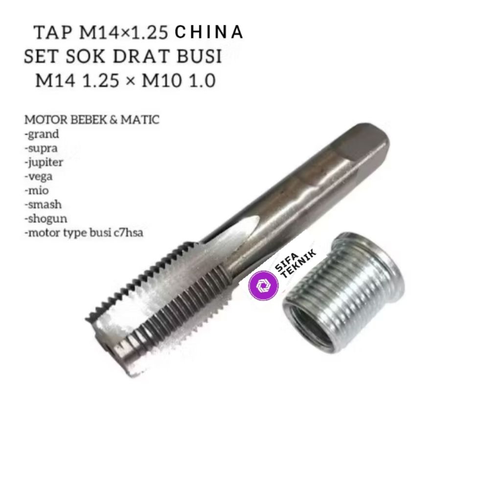 Paket Tap Set Sokdrat Verboss busi bebek grand supra jupiter dll