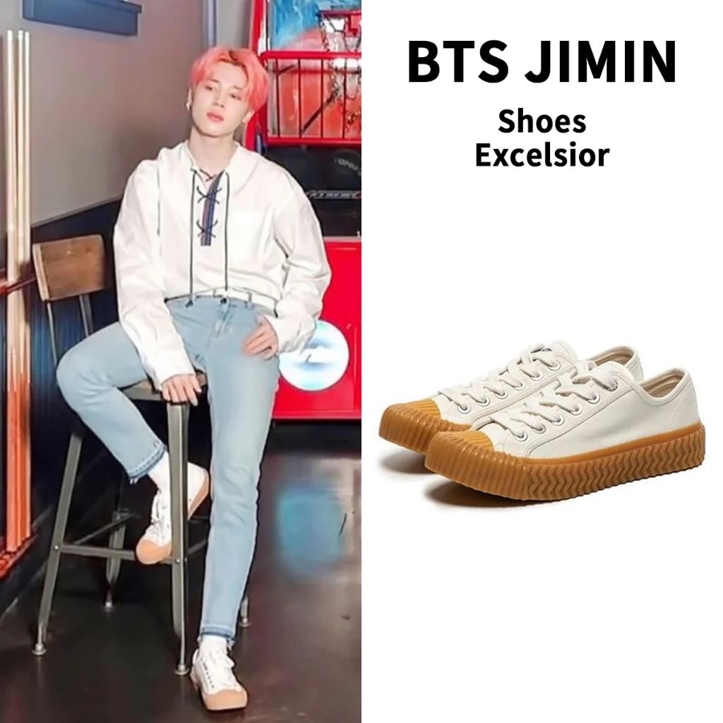 EXCELSIOR preloved sepatu putih ukuran 37 | bts jimin kpop