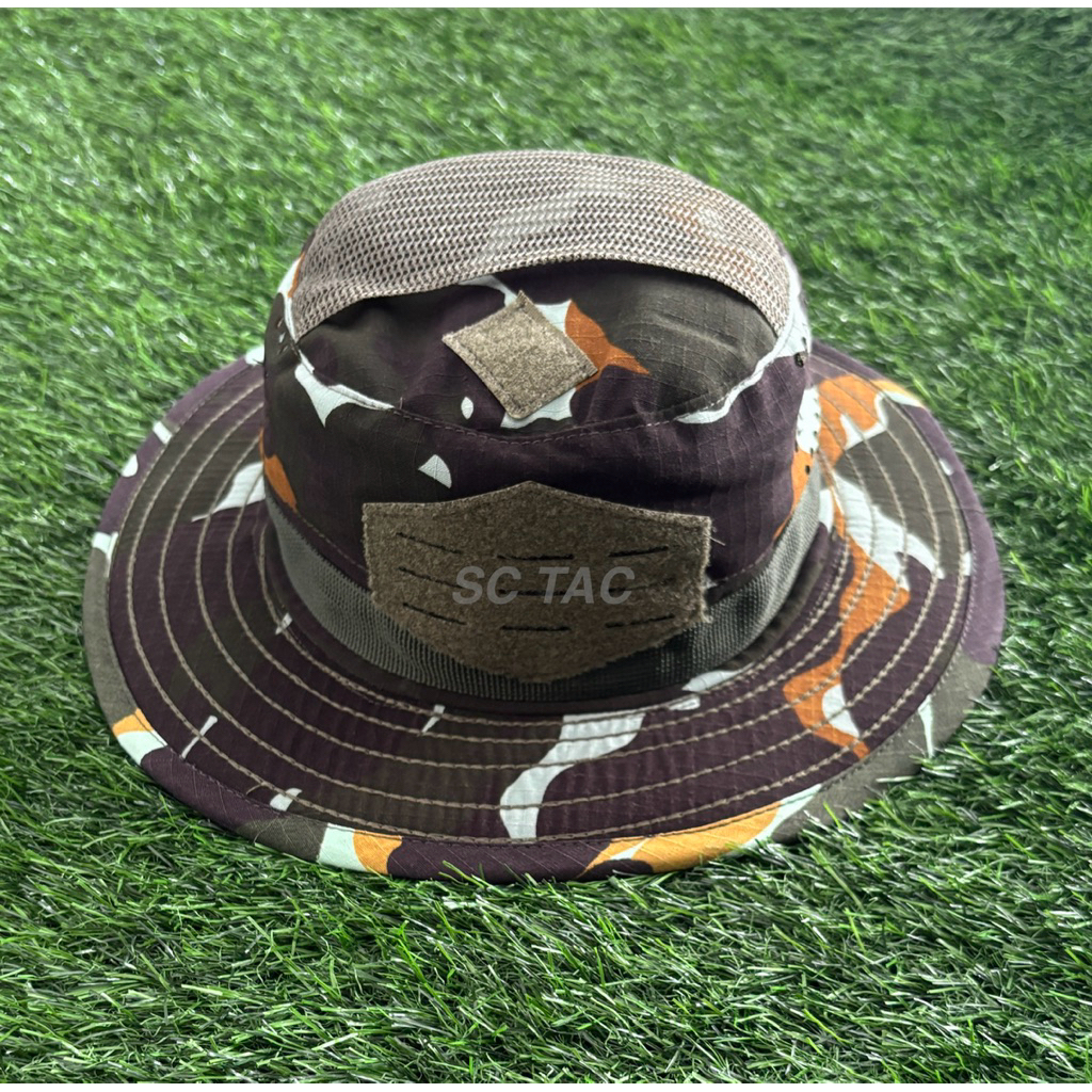 Topi RIMBA TACTICAL LORENG BRIMOB Laser Cut/Topi RIMBA TACTICAL PEREKAT LORENG BRIMOB
