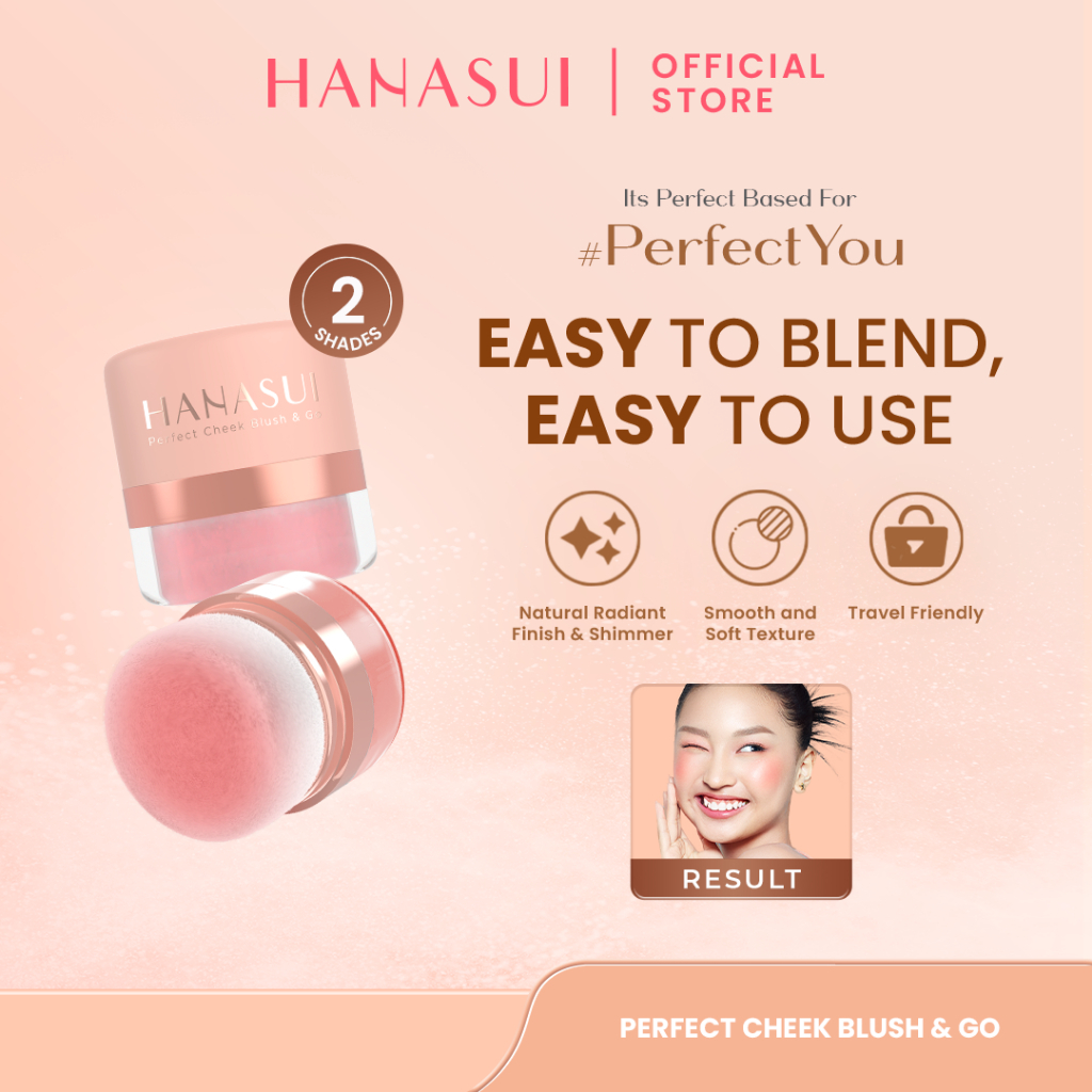 Hanasui Perfect Cheek Blush / Blush on Cheek Blusher