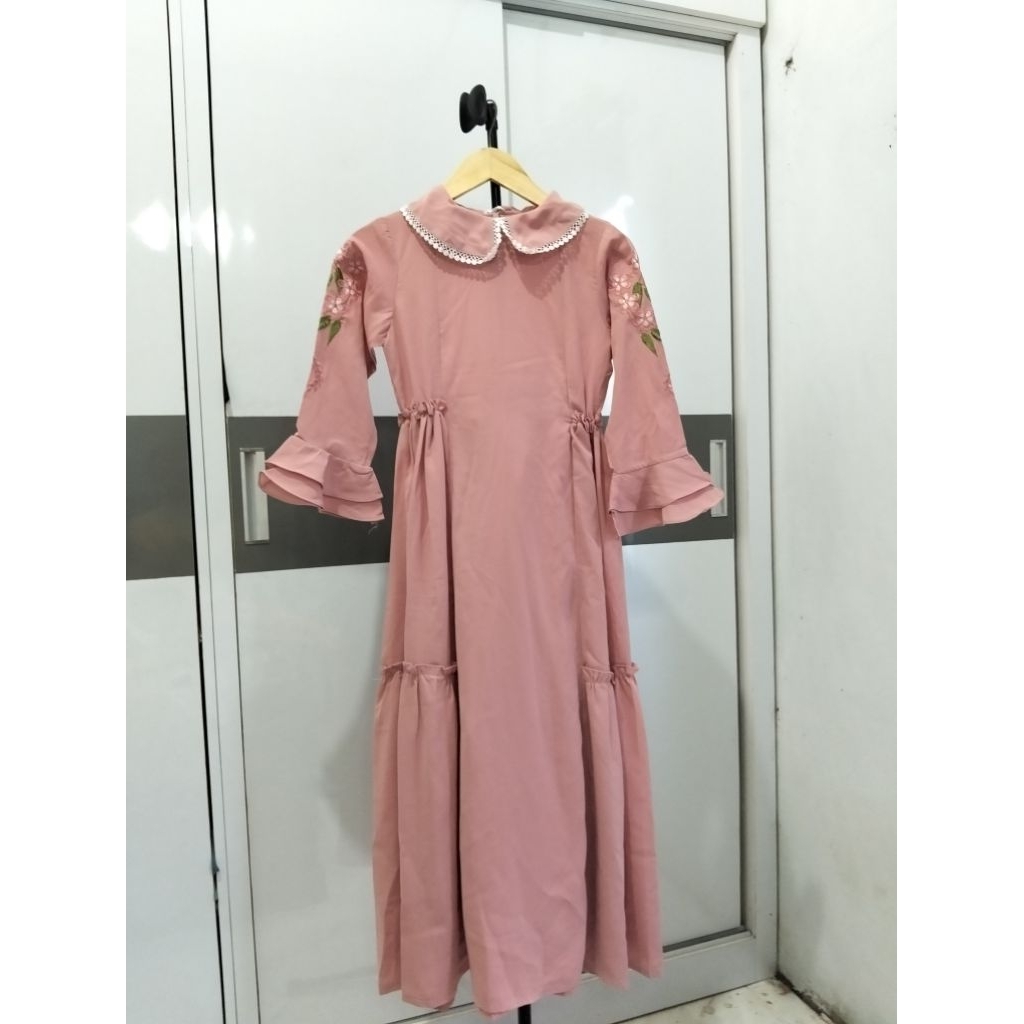 Preloved like new Gamis Anak Remaja Tanggung BrandedLD = 80PL = 46PB = 118