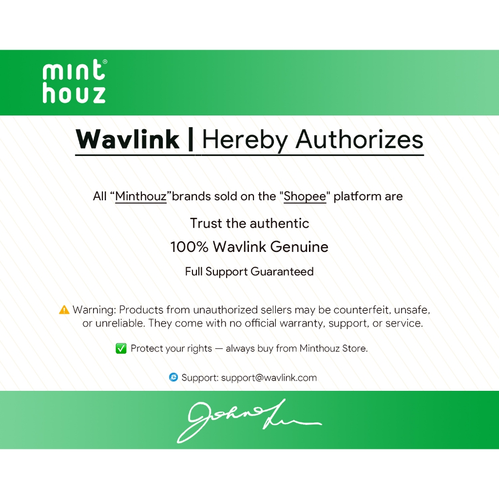 Wavlink Layanan Garansi