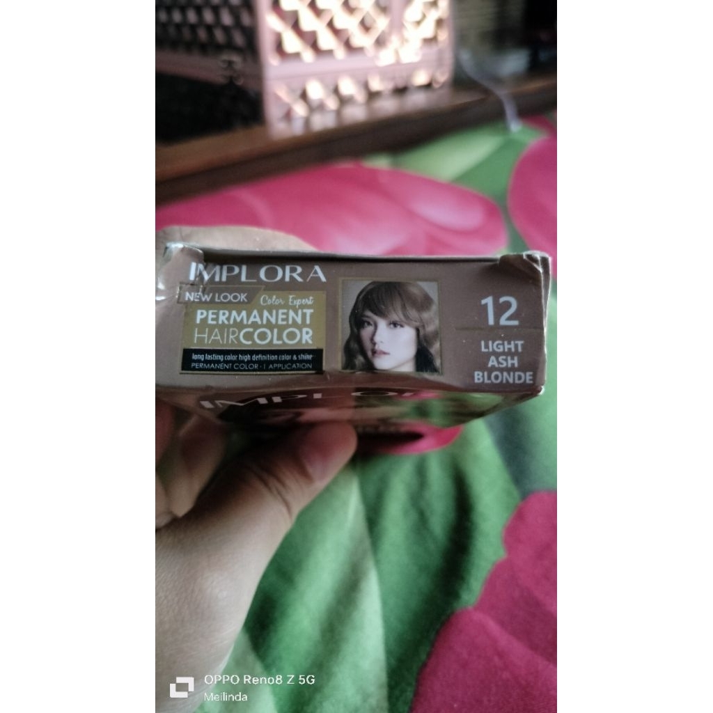 Hair Colour/Pewarna Rambut Implora No 12 Light Ash Blonde