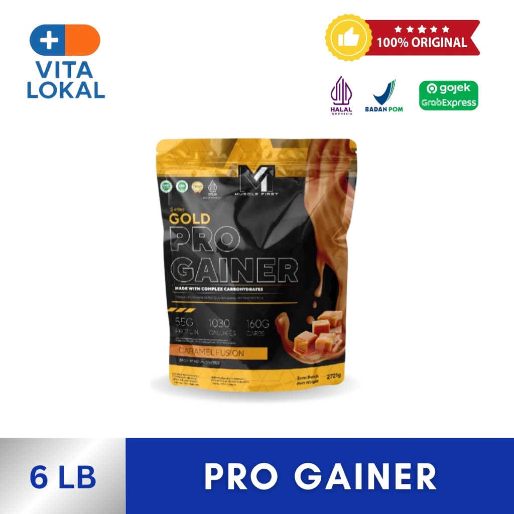 M1 Pro Gainer 2721gr 6 lb Mass Gainer Penambah Berat Badan