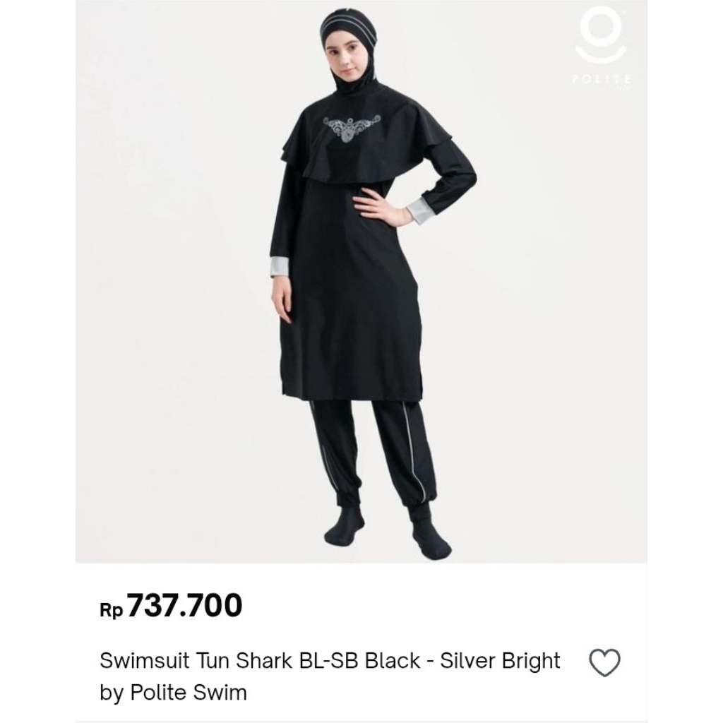 Preloved polite swim baju renang muslimah