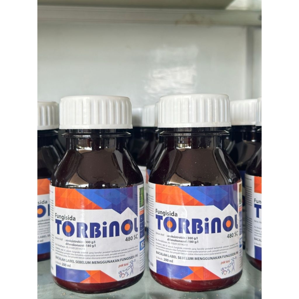 GROSIR FUNGISIDA TORBINOL 480SL- azosistrobin 300 dan Difekonazol 180