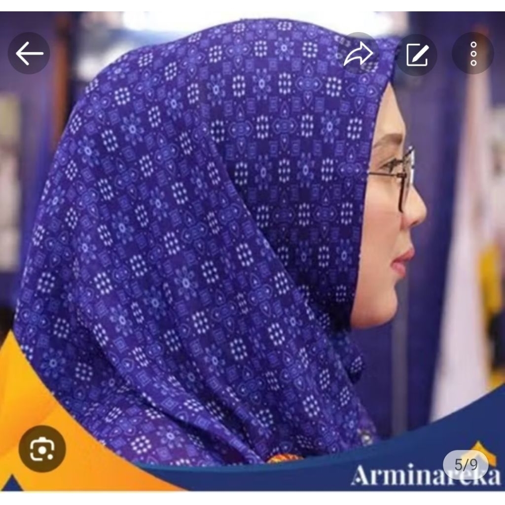 Jilbab Arminareka -  Kerudung Arminareka - Hijab Arminareka - Jilbab Biru Arminareka - Jilbab  Hitam