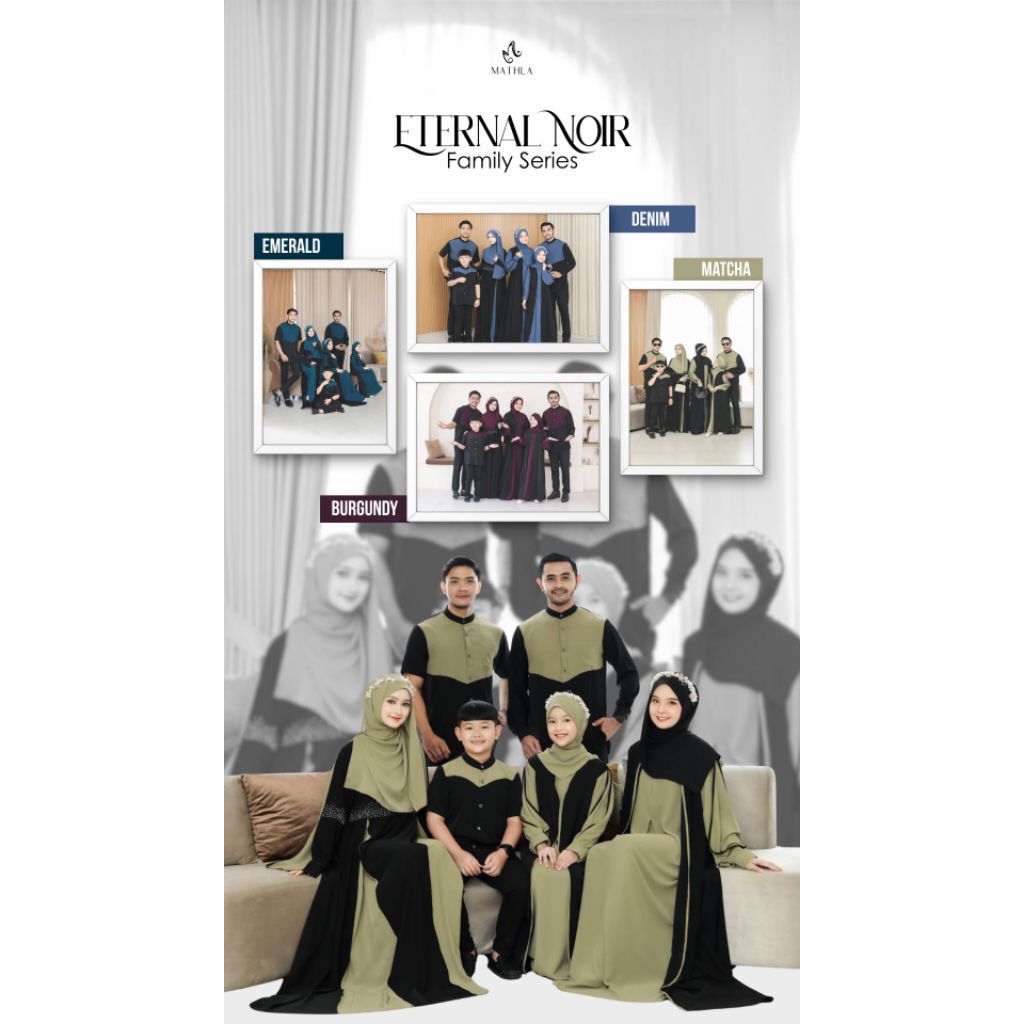 SARIMBIT ETERNAL NOIR FAMILY SERIES BY MATHLA ( PRE ORDER )