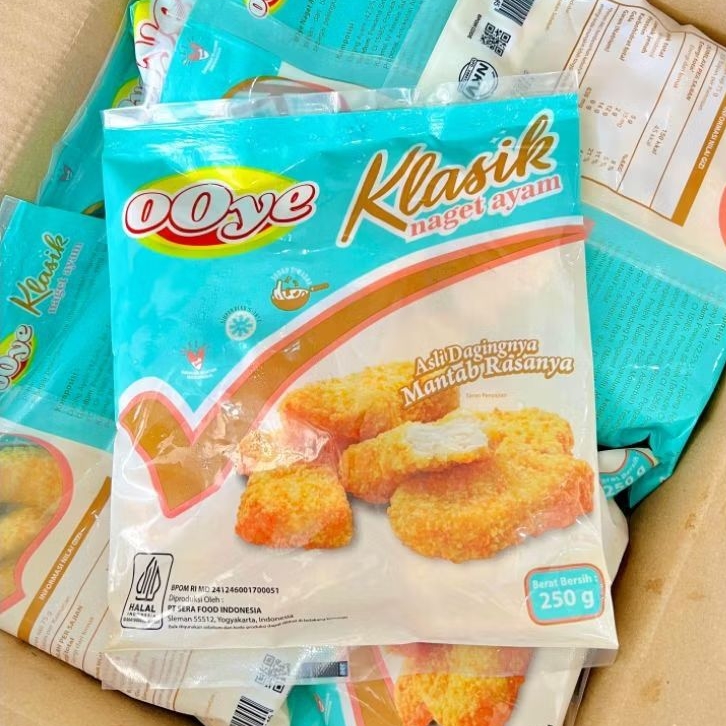 (1 DUS) OOYE NUGGET AYAM 250 GR ISI 24 PACK