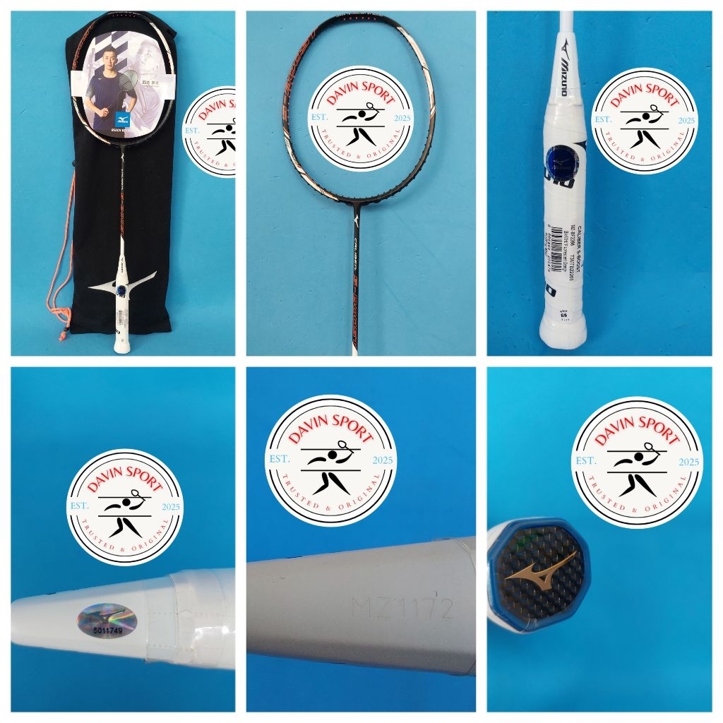 RAKET BADMINTON MIZUNO CALIBER S BOOST 100% ORIGINAL