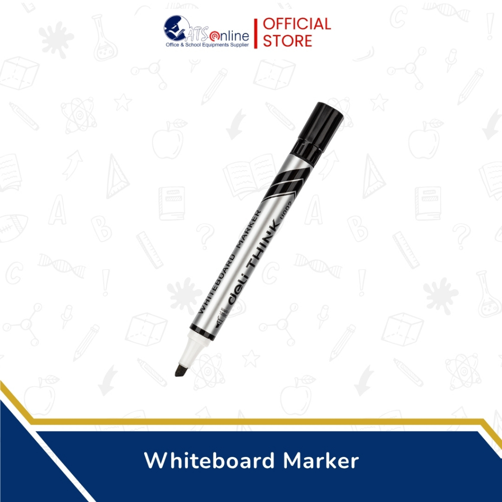 Deli Whiteboard Marker Spidol Hitam