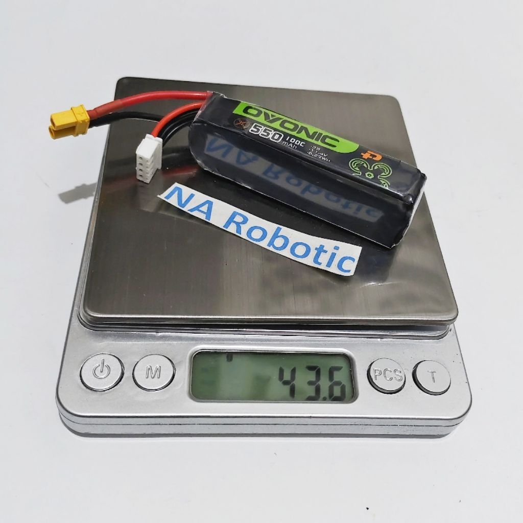 Baterai Lipo 550mah 3S 100C XT30 11.4V HV