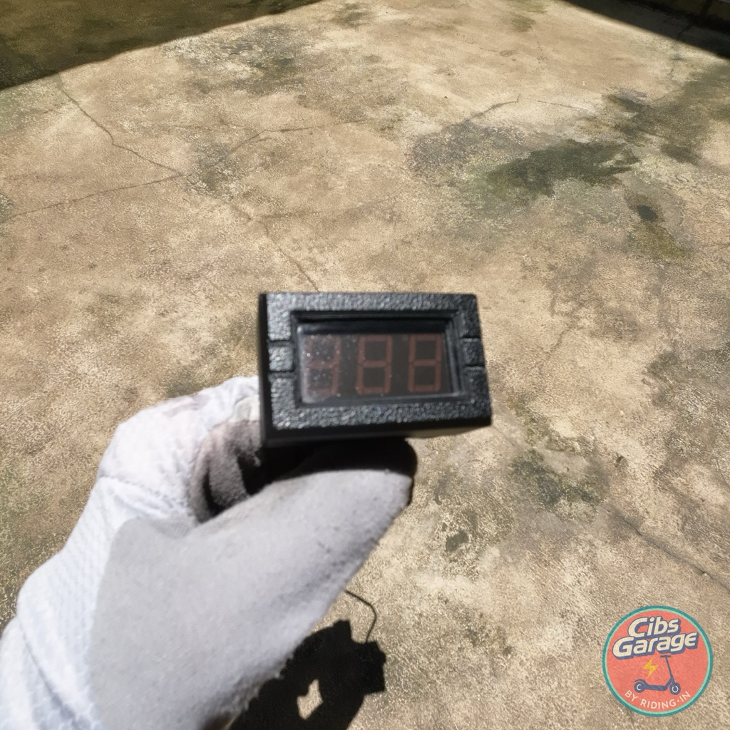 Voltmeter R.IN Fiido/E-bike/Motor Listrik