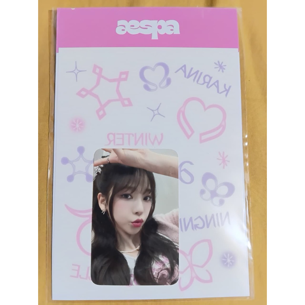 Tattoo sticker set Aespa Karina SEALED.