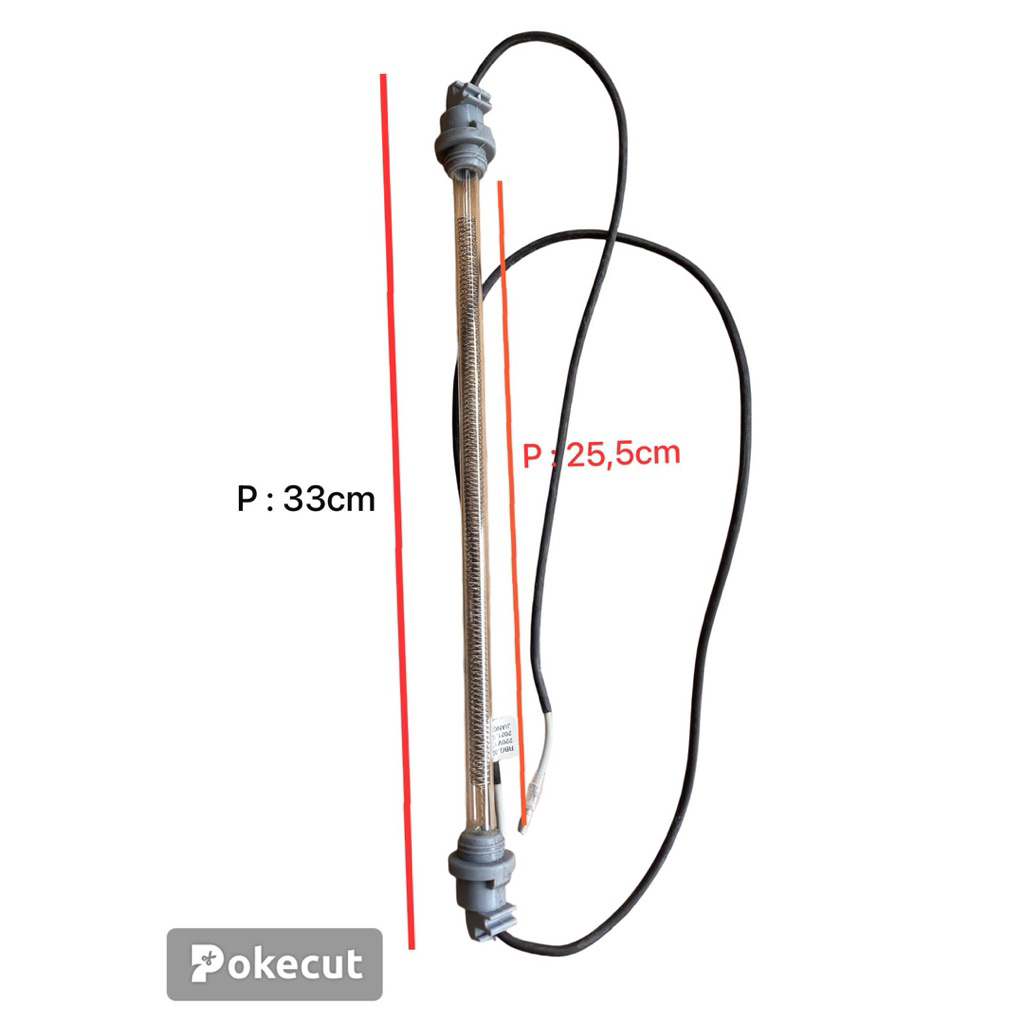 Hiter HEATER KACA KULKAS POLYTRON 2 PINTU ORIGINAL 220V / 130 wat