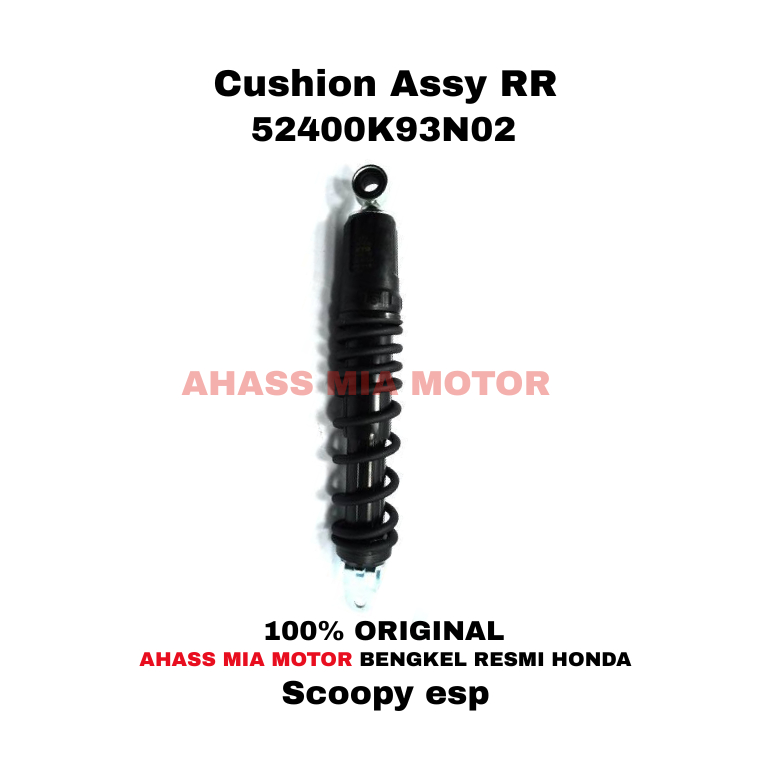 AHASS Mia MOtor Shock Breaker Belakang Honda Scoopy eSP (K93 New) 52400K93N02