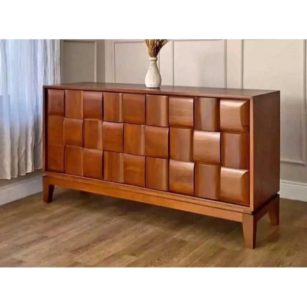 Bufet Lego Jati Minimalis (1,5m) Bufet Tv Jati Solid Kokoh - Kualitas Bergaransi