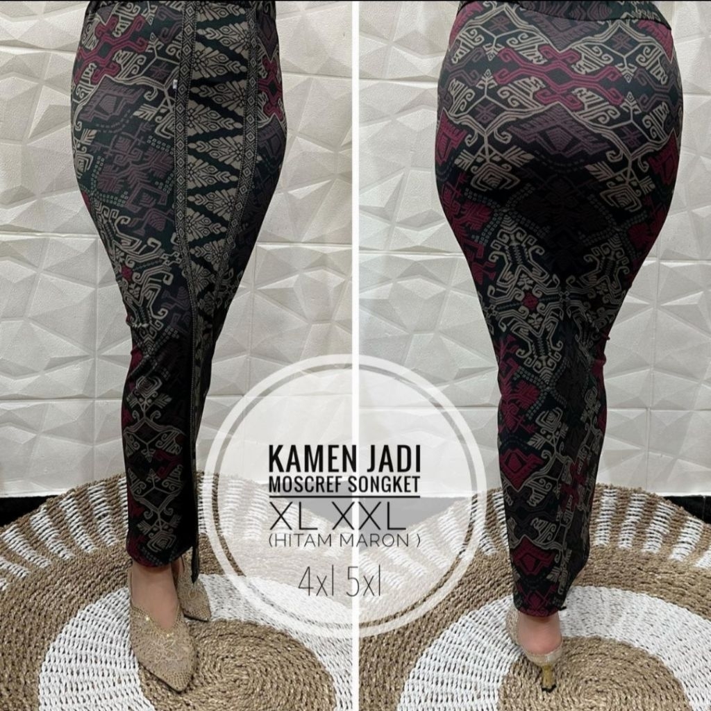 KAMEN JADI MOSCREF/ ROK MOSCREF/ KAMEN JADI BALI STRAIT SONGKET