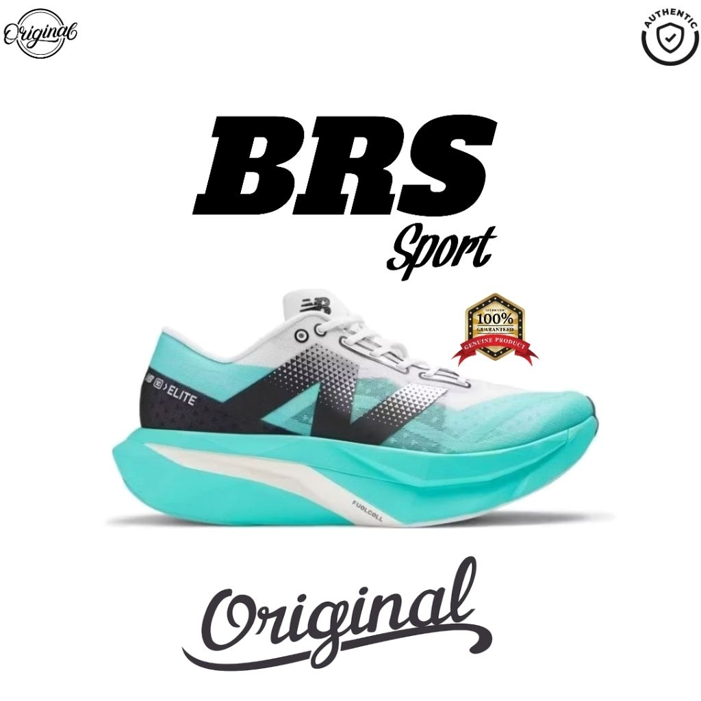 New Balance Fuelcell SC Elite V4 Running Shoes White Blue Original