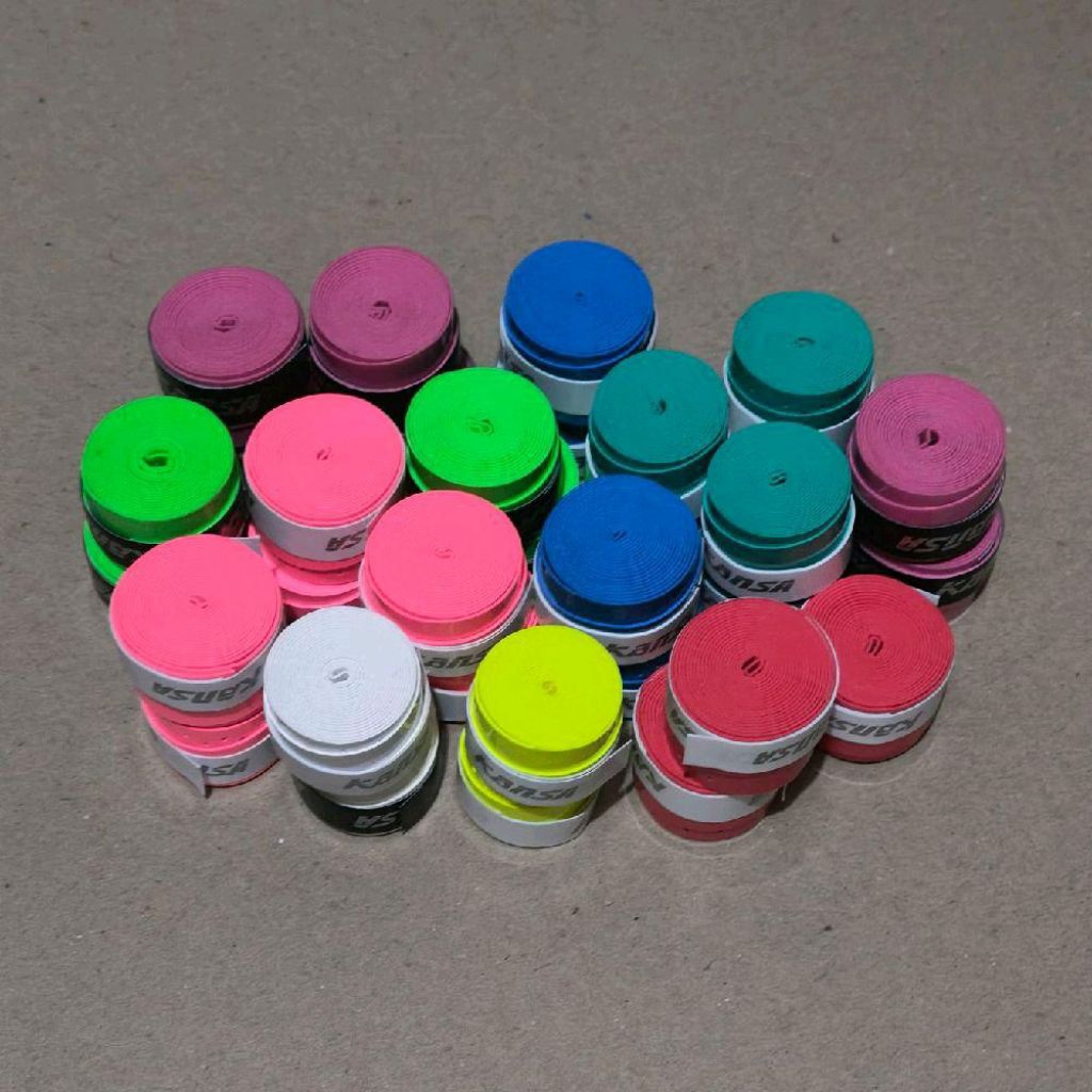 GRIP KANSAS BUAT RAKET TENIS LAPANGAN KS 100 POLOS HARGA SATUAN
