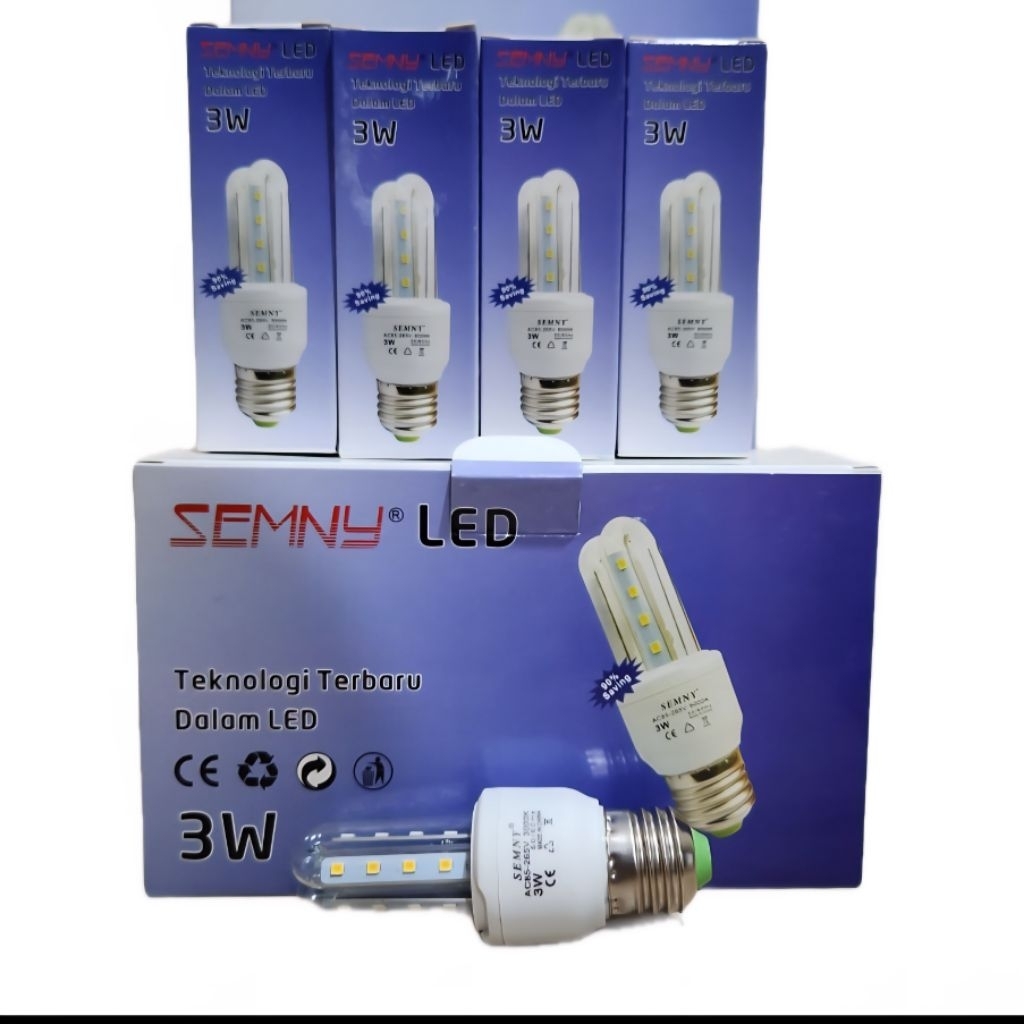 LAMPU LED CORN JAGUNG E27 3W / LAMPU BOHLAM JAGUNG 3W WARM WHITE