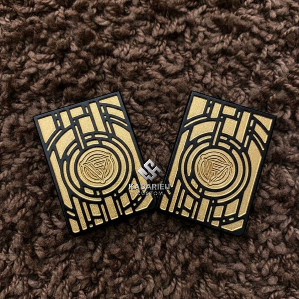 Akrilik Panel Labirint Gold Black Orion II Full Laser Magnet Kulkas Tutup Baterai