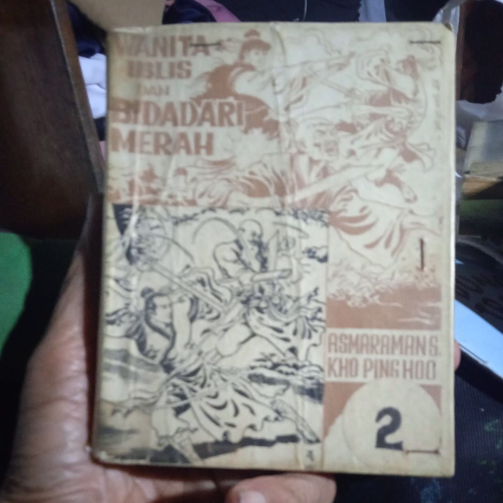 buku Bundel Asmaraman Kho ping Hoo, Wanita Iblis dan Bidadari Merah, jilid 4,5 dan 6, buku original 
