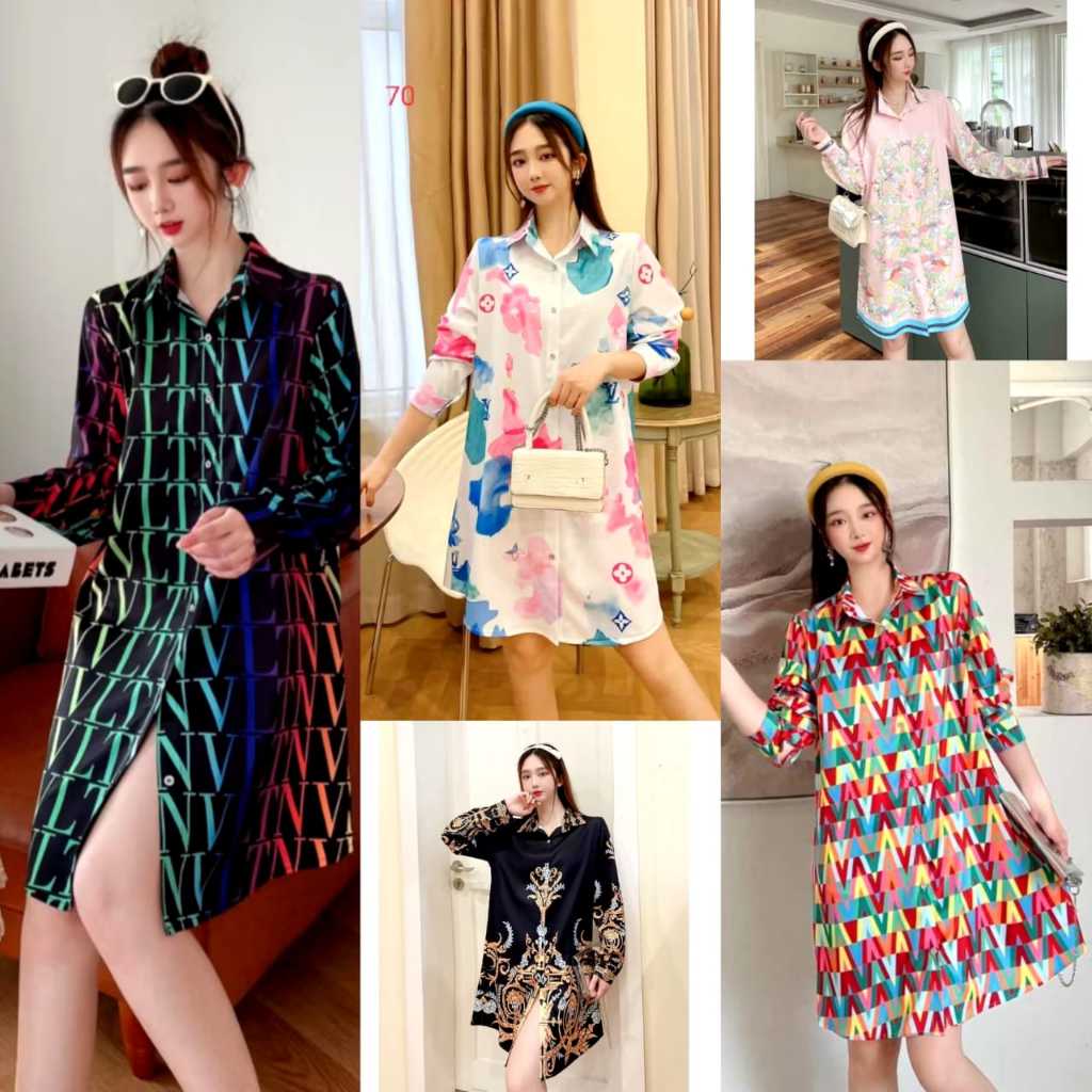 [ Dierly ] TUNIK WANITA BKK BAHAN SATIN SILK TAG FASHION