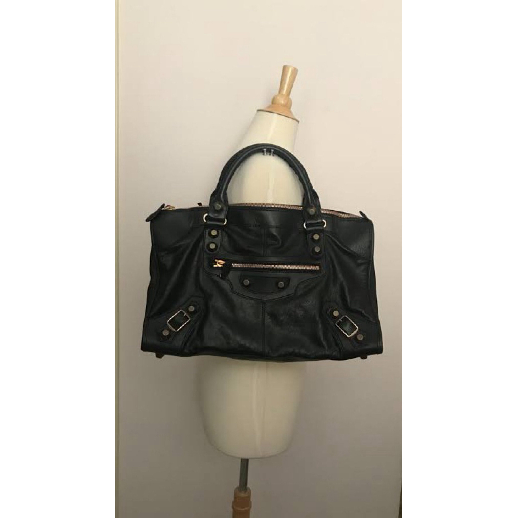 Preloved Balenciaga Giant Work Black GHW