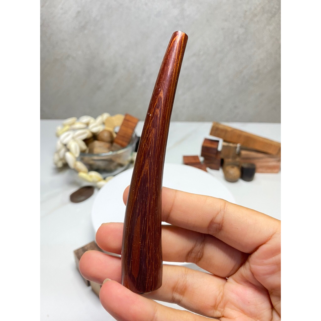 Pipa Rokok Jumbo Gaharu Zebra Merah