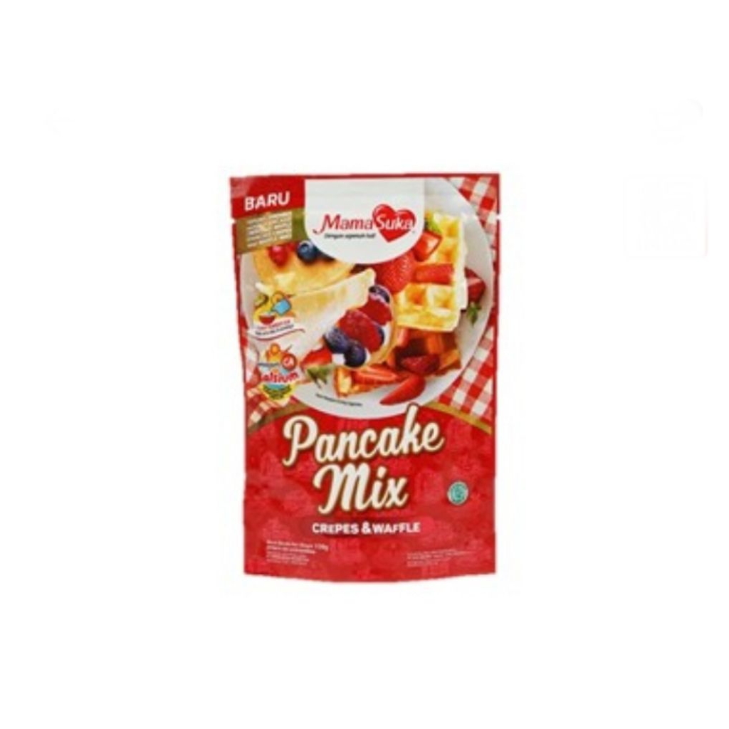 mama suka pancake mix crepes & waffle 150 gr