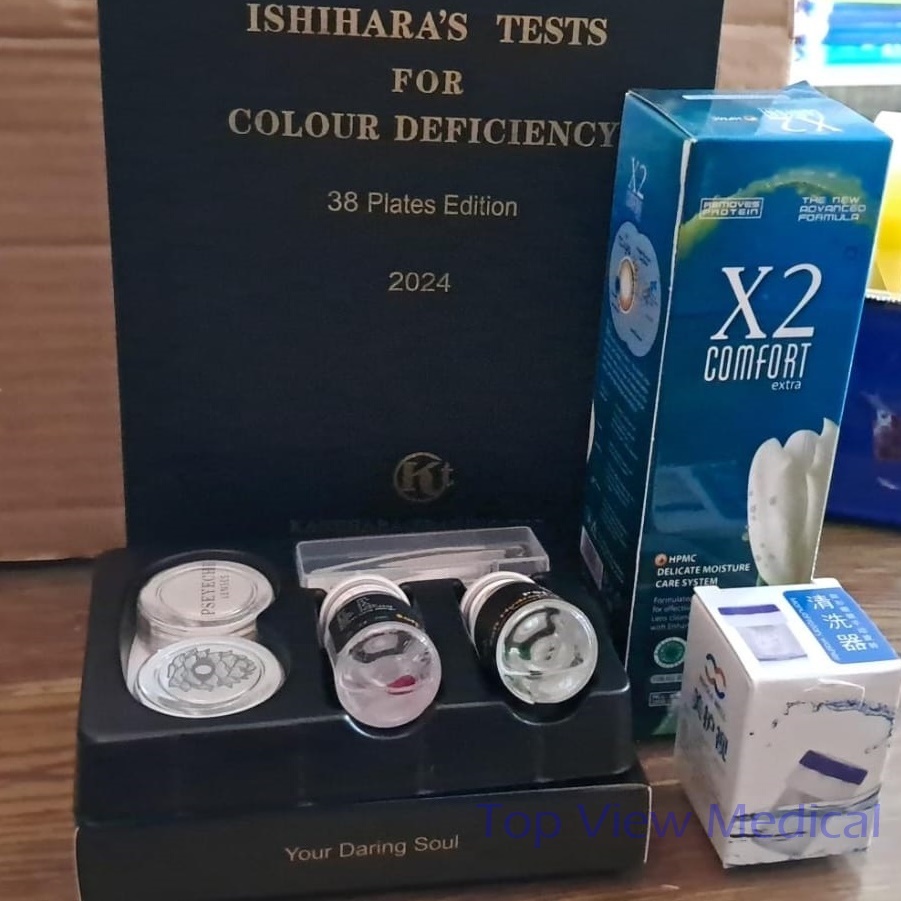 SOFTLENS BUTA WARNA PARSIAL MERAH HIJAU