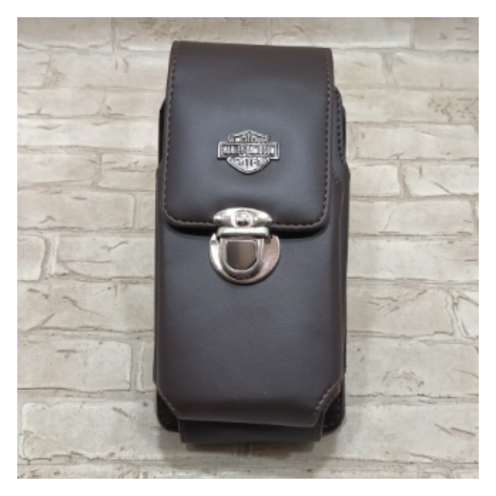 Dompet Sarung HP Pinggang 2 Slot Kulit Sintetis