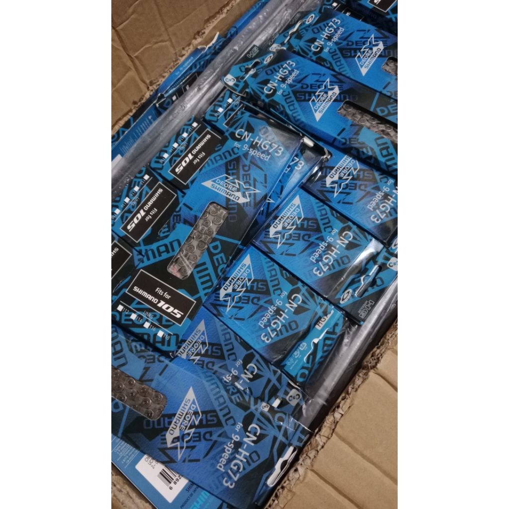 Rantai 9 speed merk Shimano Bisa buat 6-7-8-9 speed