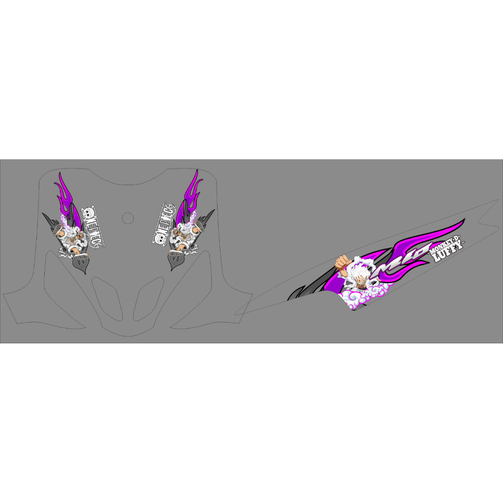 striping transparan mio sporty bahan premium maxdecal glossy