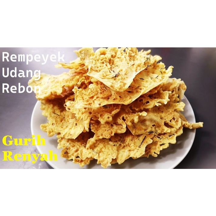 1 kilo peyek udang /rempeyek udang /gimbal isi 1 kilo