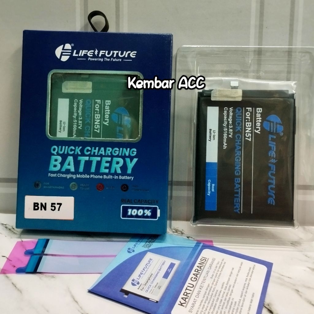 LF ~ Baterai BN57 / BN 57 X3/X3 PRO Batrai Batre Life Future Dobel Power