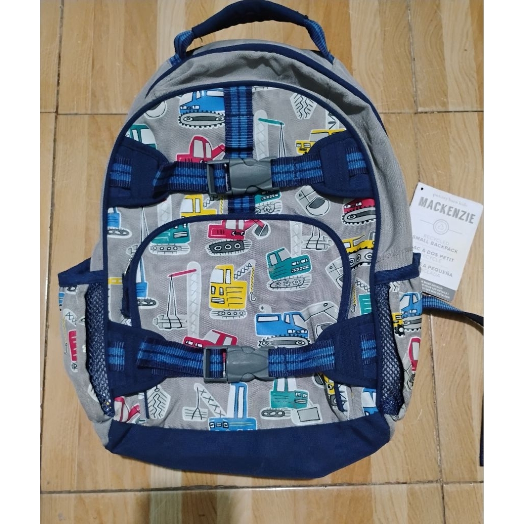 preloved pottery barn backpack construction tas ransel anak laki laki konstruksi