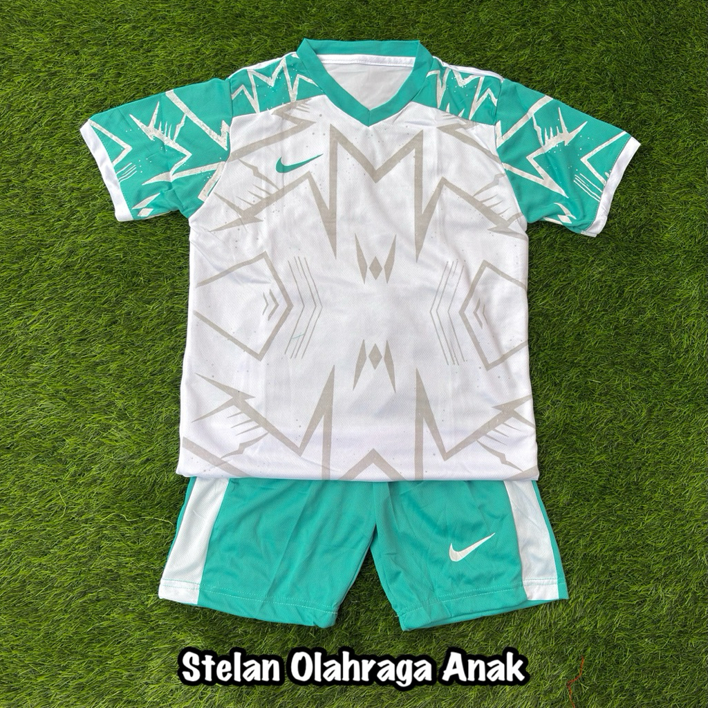 Jersey Tim Bola Futsal Anak Laki Laki SSB Terbaru Stelan Futsal Anak Anak 1 Set Baju Dan Celana Baju