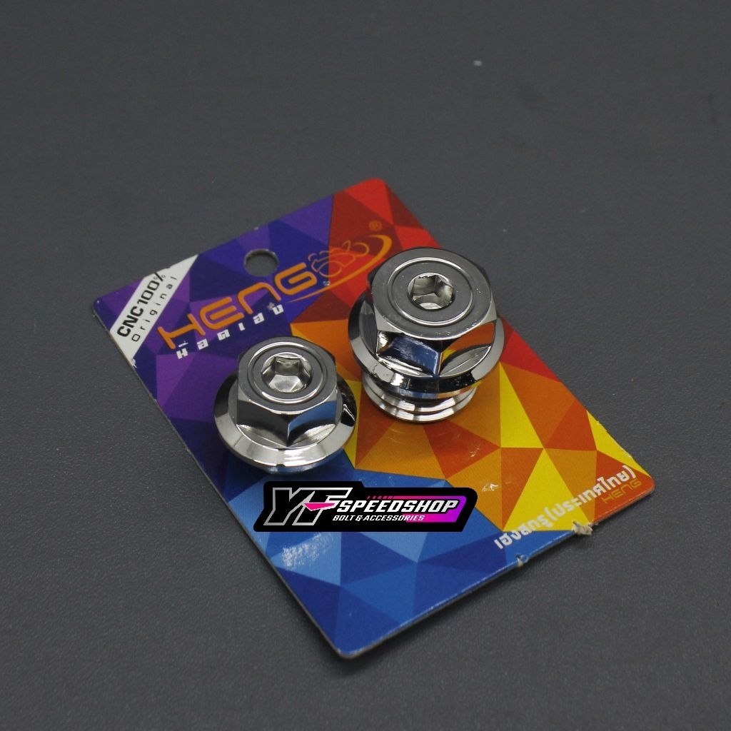 PAKET TUTUP PENGISIAN OLI MESIN DAN OLI GARDAN MIO SPORTY SMILE FINO NOUVO SOUL KARBU MODEL HEXAGON 