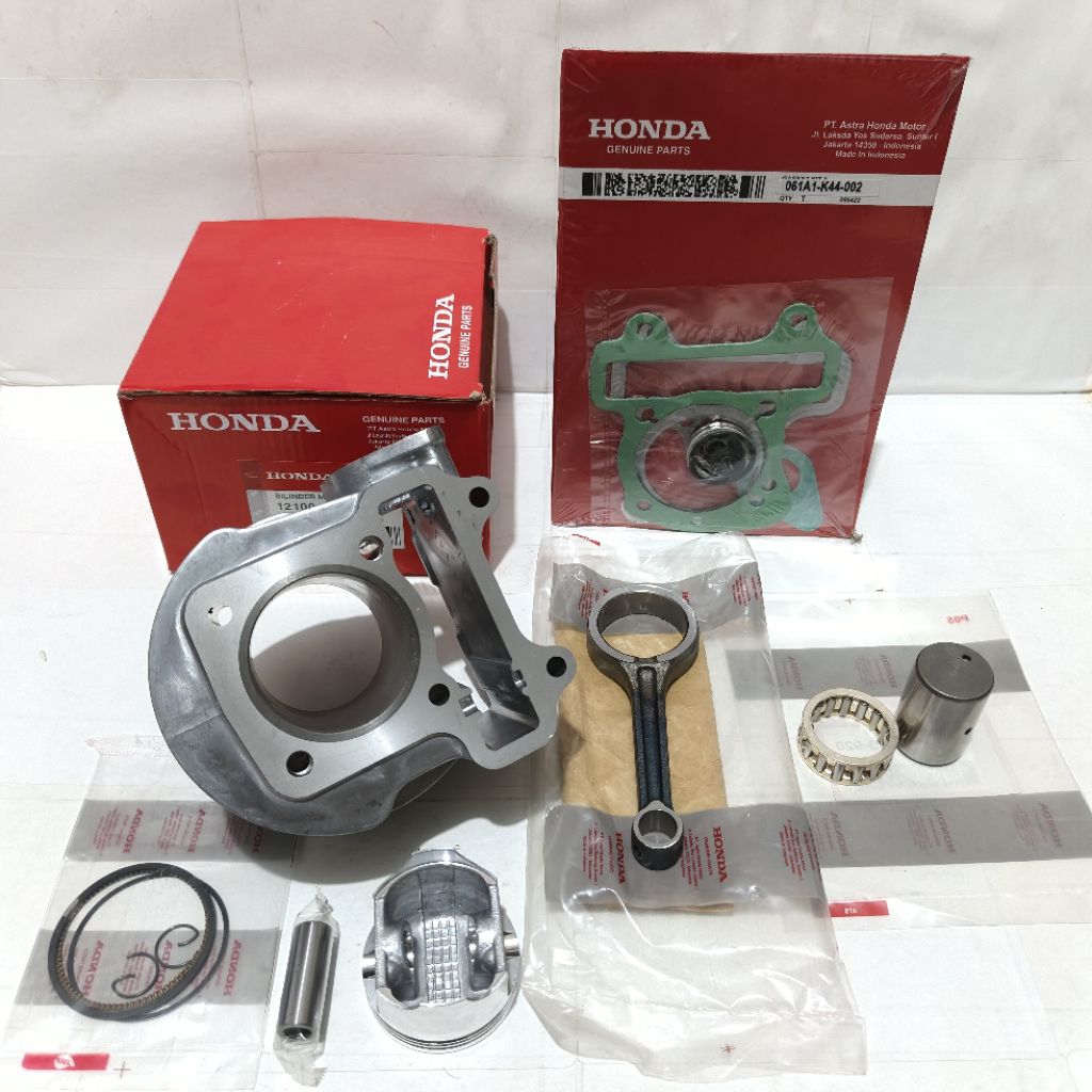 Blok Seher K44 Komplit+Stang Seher Honda Beat pop Beat fi esp beat street(Free Topset)