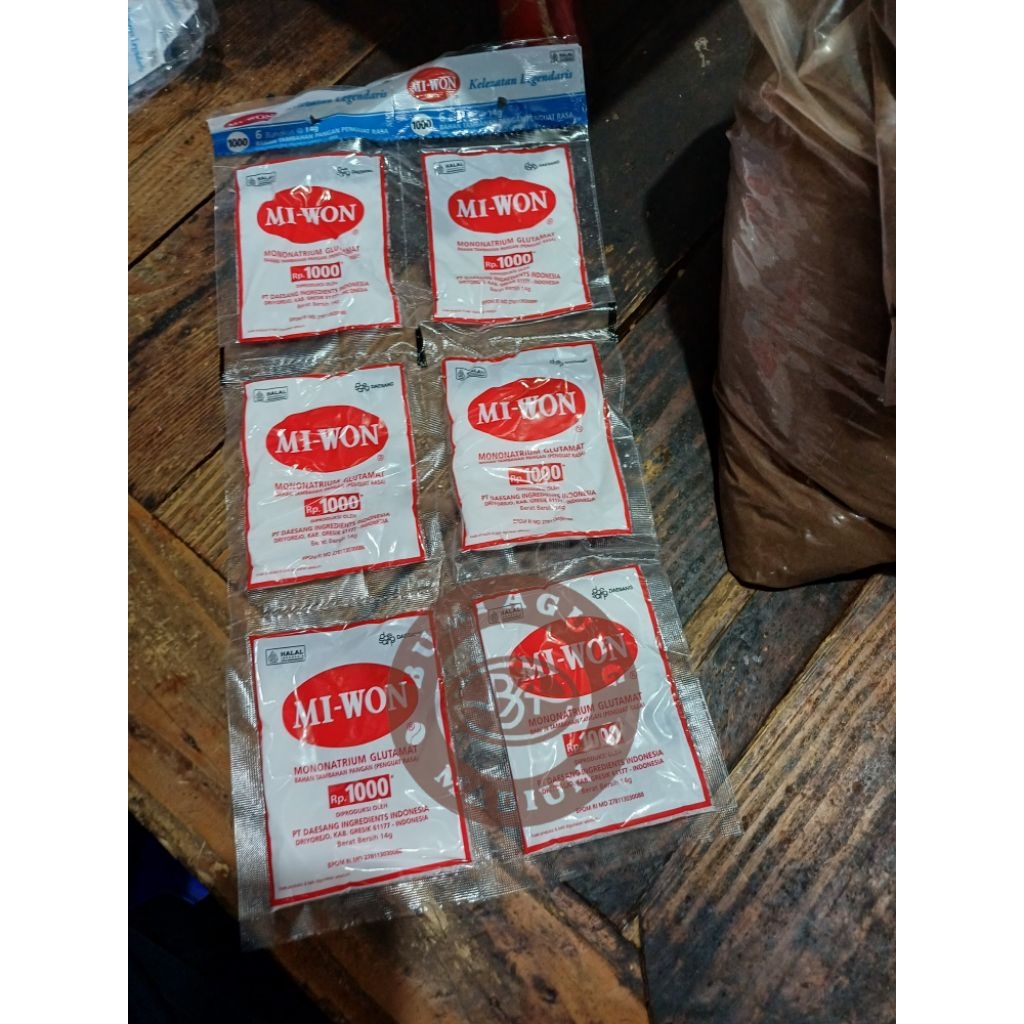Miwon 1000 kemasan 1 pack isi 4 renteng