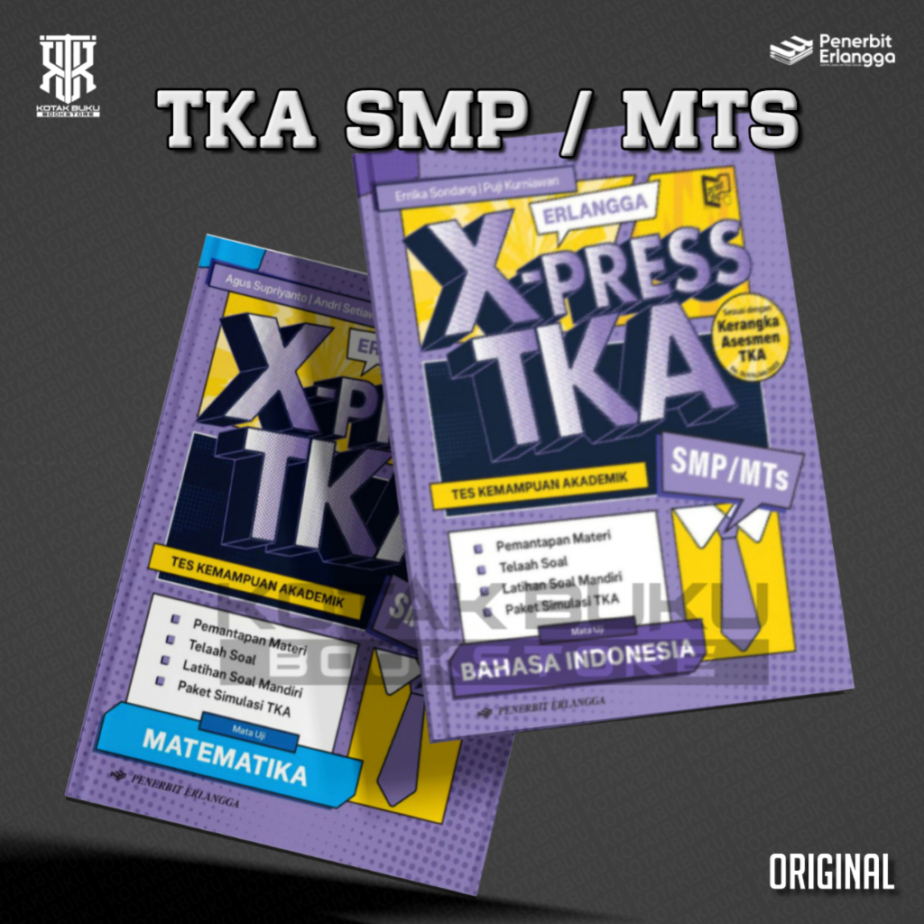 ( ERLANGGA ) Xpress TKA SMP / MTS 2026 / TKA SMP 2026 / TKA SMP / Kurikulum Merdeka