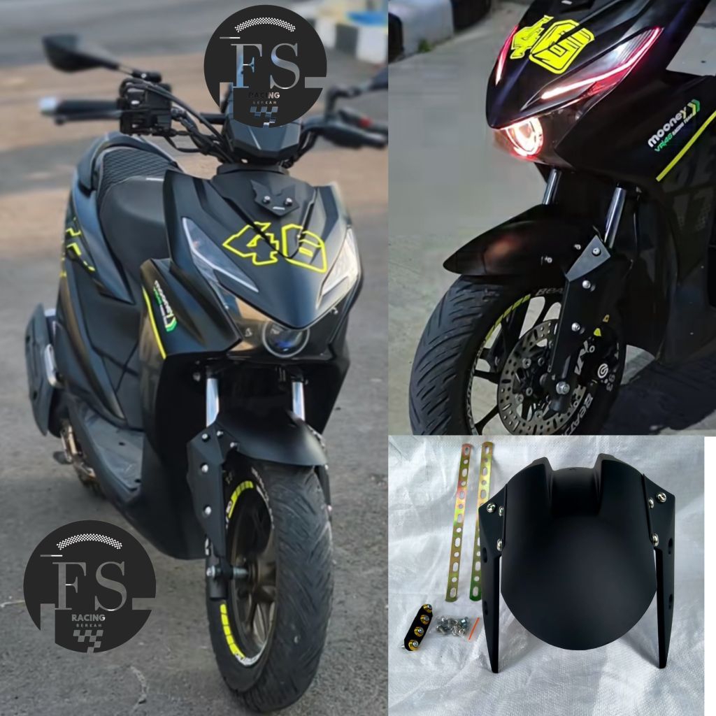 spakbor beat street spakbor depan honda beat street old / new