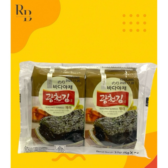 Nori Snack Best Import Korea  Badayachae - Snack Rumput Laut ( HALAL )