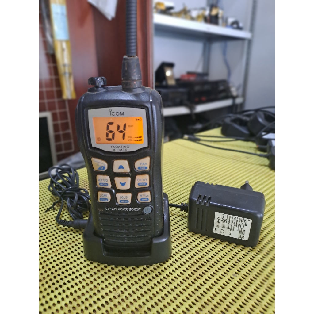HT ICOM IC-M36 HT MARINE ICOM M36 BUAT DI KAPAL ICOM IC M36 WATER PROOF